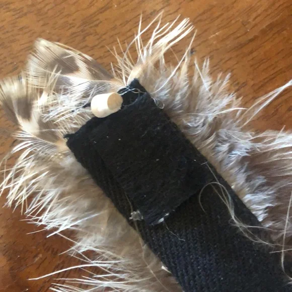 Western Natural Peacock Feather Hat Band New! - Picture 5 of 7